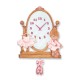 Orologio a Pendolo da Parete Ballerina in Legno per Bimbi - Aracne Italy